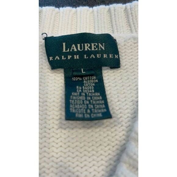LAUREN RALPH LAUREN White sweater size L - Picture 4 of 13